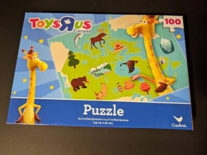 ToysRUs Canada Map Puzzle 100 piece Geoffrey the Giraffe Sealed NEW! Toys R Us - Picture 1 of 2