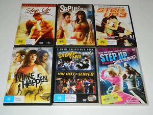 Dance Movie DVD Collection Step Up Stomp The Yard You Got Served Make It Happen - Picture 1 of 14