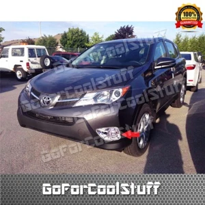 Fit 2013 14 2015 16 17 2018 Toyota Rav4 Front Fog Lamp Chrome Cover STICK OVER - Picture 1 of 2