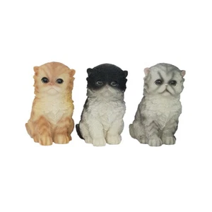 3er Set Katzen Katze Gartenfigur Gartendekoration Sammlerfigur Figur IM27 - Bild 1 von 4