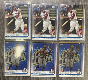 (3) 2019 Topps Update Ronald Acuna Jr All Star Game + (3) Home Run Derby - Picture 1 of 8