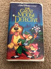 RARE DISNEY VHS THE GREAT MOUSE DETECTIVE
