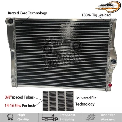 Radiador de aluminio para 2006-2013 2007 08 BMW 128i 325 328 330 Z4 2,0 2,5/3,0 L L6 Foto 1 de 4