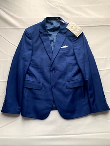 MOGU Boys Blue Suit Coat size 30 - Picture 1 of 9