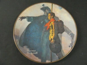 A Scout is Loyal, Boy Scout Norman Rockwell Ceramic Plate, TH1 - Picture 1 of 1