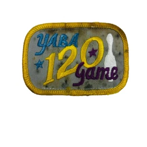 Parche Camisa Bowling Vintage YABA 120 Game - Imagen 1 de 2