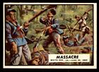 1962 Topps Civil War News #27 Massacre NM *e1