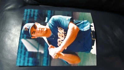 Бейсбольная фотография с автографом Лэнса Беркмана - Изображение 1 из 4