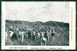 Savona Cairo Montenotte XV Reggimento Fanteria Militari cartolina QT7622 - Imagen 1 de 2