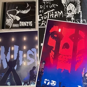 Glenn Danzig CD & The Misfits Photos Gotham Road Michale Graves Punk Band Flyer - Picture 1 of 10