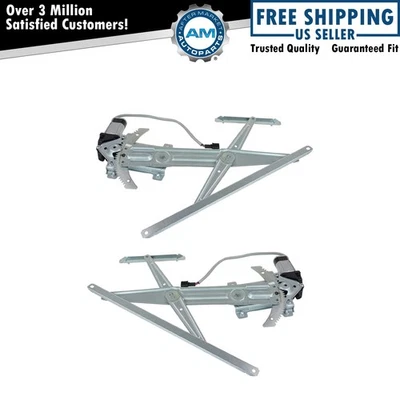 Juego de 2 pares reguladores de ventana eléctrica con motor delantero para camioneta Colorado Canyon Foto 1 de 4