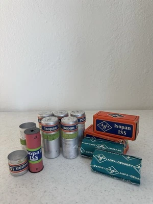 Película vintage Agfa Isopan Super Special/ISS 120mm 21 DIN 100 ASA cajas. Nuevo Foto 1 de 4