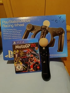 Sony Playstation Move Racingwheel PS3+4,brandneu, eingeschweißt+ Movecontroller - Bild 1 von 4