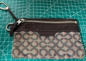 Coach Signature Corner Zip Wristlet Wallet - Picture 1 of 5