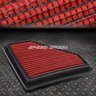 PARA 08-11 FORD FOCUS 2.0L ROJO REUTILIZABLE/LAVABLE DROP IN PANEL FILTRO AIRE Foto 1 de 4