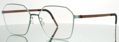 LINDBERG Tira 9624 Col U12 Marrón Como Nuevo Unisex Borde Completo Anteojos 53-15-130 B:44 Foto 1 de 4