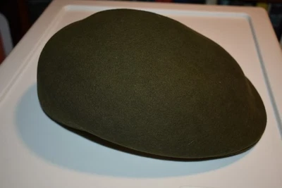 Gorra de conducción Pendleton Newsboy verde oliva lana - grande Foto 1 de 4