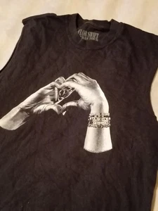 Camiseta sin mangas Taylor Swift Band The Eras Tour Merch corazón manos musculosas camisa pequeña - Imagen 1 de 6