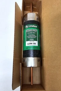 Littelfuse LLSRK250 ~ 250A ~ 600V ~ Time Delay Fuse ~ POWR-GARD ~ RK1 ~ NEW - Picture 1 of 4