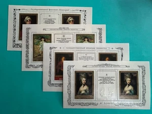 Russia Stamps Hermitage Paintings SS's MNH 1983-1985 - Picture 1 of 5