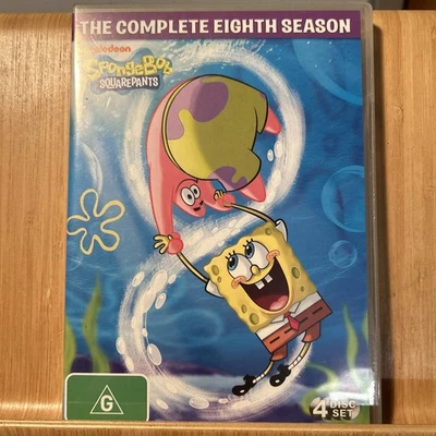 SpongeBob SquarePants Season 8 DVD 2013 4 Disc Set Region 4 (S7.1) - Image 1 of 2