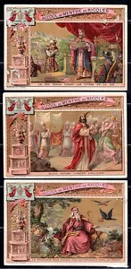 POSTCARDS ART 1920's FRANCE THREE ADVERTISING CARD FOR "ALCOOL DE MENTHE DE RICO - Picture 1 of 2