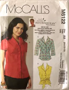 McCall's M6122 UNCUT Misses Size 6, 8, 10, 12 Tops and Sash Pattern - Picture 1 of 3