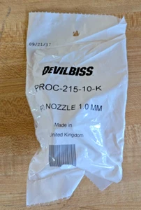 BRAND NEW DeVILBISS PROC-215-10-K, Spray Gun Nozzle, 1.0mm tip - Picture 1 of 2