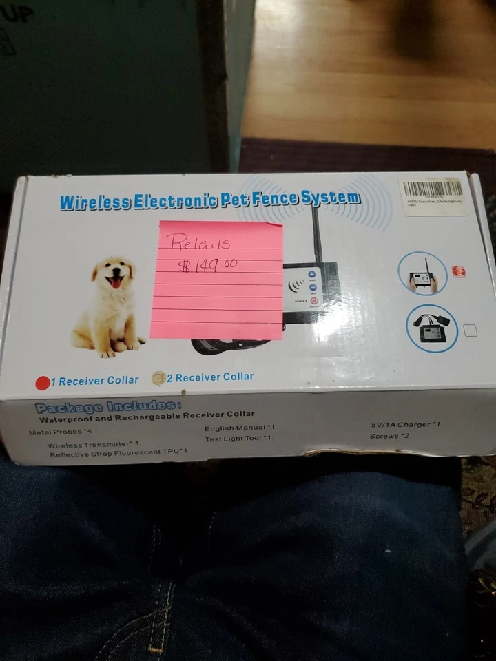 Sistema de Valla Inalámbrico para Entrenamiento de Perros y Exterior 2 en 1 Inteligente Foto 1 de 4