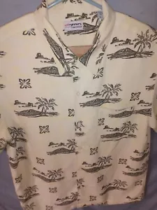 RIP CURL Mens Floral Shirt Hawaiian XL Island Surfer Unique - Picture 1 of 8