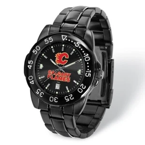 NHL Calgary Flames Mens Fantom Gunmetal Finish Alloy Watch Style XWM3458 $112.90 - Picture 1 of 1