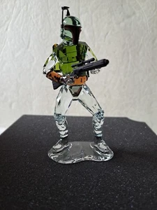 Estatuilla de cristal de Swarovski Star Wars BOBA FETT #5619210 - Imagen 1 de 7