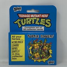 1990 TOPPS~TEENAGE MUTANT NINJA TURTLES~COMPLETE SET OF 66 CARDS~IRELAND~RARE