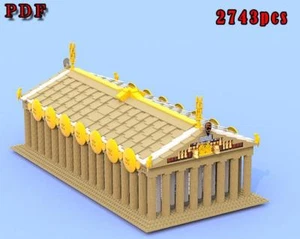 lego viking temple  instructions PDF, LDD and  Inventory List 2743 pieces - Zdjęcie 1 z 4