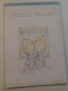 blocco scuola grande formato BETSEY CLARK originale vintage anni 70 80 HALLMARK - Picture 1 of 1
