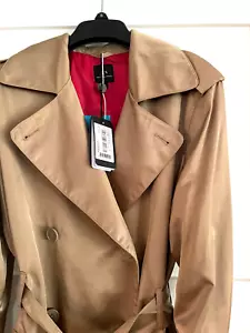 NWT Armani Exchange AIX Women's Trench Coat, Camel, Beige, M Medium - Picture 1 of 20