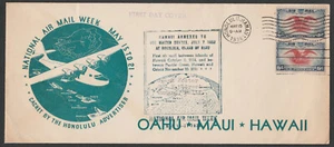 FDC C23, Honolulu, Hawaii vs Washington, DC, May 15, 1938, Nat'l Air Mail Week - Picture 1 of 2