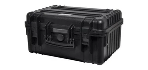 Black IP67 Protective ABS Case Tool Box 384x309x179mm - Picture 1 of 2