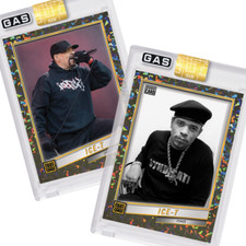 Ice-T CRACKED FOIL 2023 GAS Hip-Hop Trading Cards Base Set IN HAND #ed /100