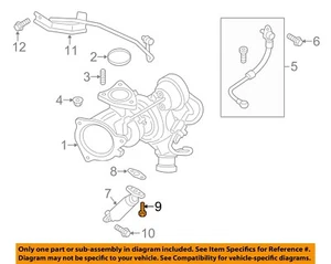 FORD OEM 13-21 EcoSport-Oil Return Tube Screw W505533S437 - Picture 1 of 2