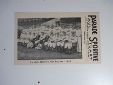BASEBALL Montreal Royal 1945 Dodgers Parade Sportive Paul Stewart Team Photo