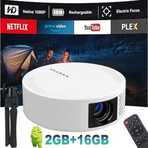 Beamer 4K Projektor HD 18000LMS Native 1080P 5G WiFi Heimkino HDMI USB Bluetooth - Bild 1 von 17