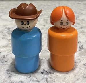 Child Guidance Farmer People Figures Toy Set Tractor Farm CBS Toys Vintage 1984 - Picture 1 of 7
