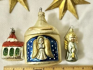 Konvolut 3 Ornamente Polen Krippe & Polen Kirche & Tschechien Republik Engel - Bild 1 von 5