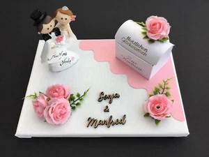 Geldgeschenk Hochzeit Hochzeitsgeschenk Brautpaar Truhe personalisiert - Bild 1 von 3