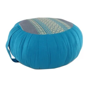 Zafu Meditation/Yoga Cushion with Carrying Handle -Blue (DM22) - Picture 1 of 2