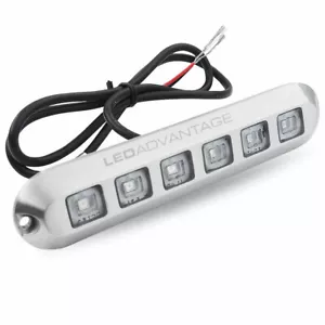 12v 18W 316L Stainless Green LED Submersible Underwater Wake Boarding Boat Light - Picture 1 of 7