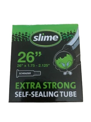 Slime Extra Strong Self-Sealing Bicycle Tube Schrader 26 x 1.75-2.125". New - Image 1 of 4
