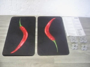 WENKO Herdabdeckplatten Abdeckplatten Pepperoni Ceran-Elektro-Gasherde A - Bild 1 von 7