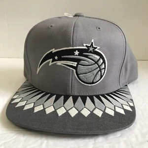 Mitchell & Ness Orlando Magic NBA Ball Cap Snapback Embroidered. Gray/Team Color - Picture 1 of 8